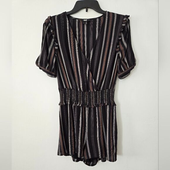 Paige Laya Stripe Romper NWOT - Picture 3 of 9